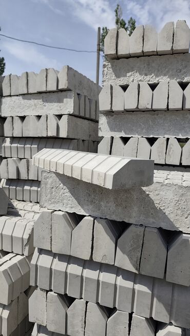 Тротуарные бордюры: Тротуарный бордюр, Бетонный, Другие особенности, 1000 — 13