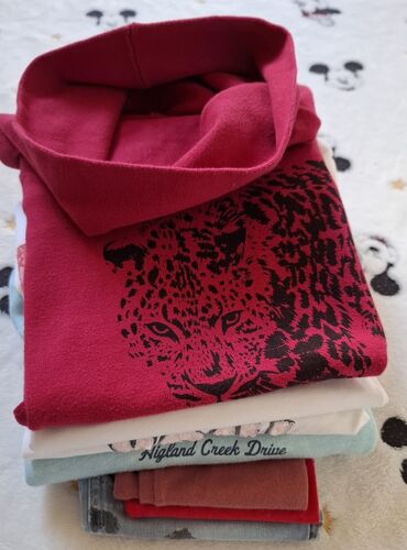 Paketi dečije odeće: Paket: Helanke, Majice, Pantalone, Za devojčice, uzrast: 7-8 godina — 3