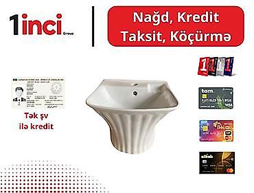tulpan satışı: Yeni keramik çanaq – ağ rəngdə, asma tipli “tulpan” lavabo. - — 2