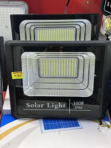 панель: Светодиодный уличный прожектор Solar Light 100W, IP65. - Питание от — 1