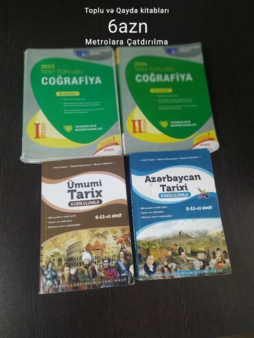 5 ci sinif informatika metodik vesait pdf: Hər biri 6azn və hamısı yaxşı vəziyyətdədir 
Metrolara Çatdırılma var