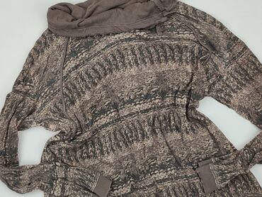 brązowa spódnice z zamszu: Sweter, S (EU 36), condition - Good