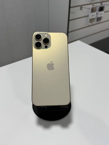 бишкек айфон 7: IPhone 13 Pro Max, Колдонулган, 128 ГБ, Matte Gold, Кабель, Каптама, Заряддоочу түзүлүш, Бөлүп төлөө менен, 94 %