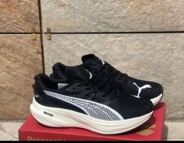 рюкзак ортопедический фирменный: Мужские кроссовки, 42, Puma, Новый, цвет - Черный, Самовывоз