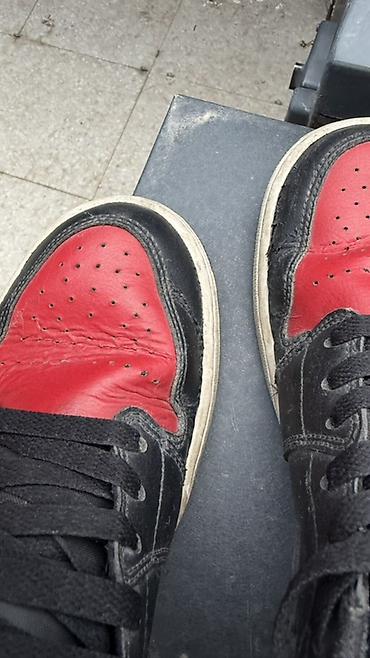 джорданы 13: Кроссовки Nike Air Jordan 1 Low (модель 55) в классической расцветке — 3