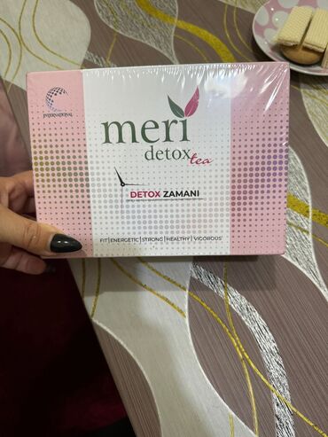 qara kinoa çayı qiymeti: Yeni orijinal Meri detox çayı 60 ədəd