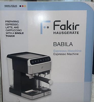 coffee machine: Fakir Hausgeräte Babila – Espresso Machine Xüsusiyyətlər: - Bir — 1