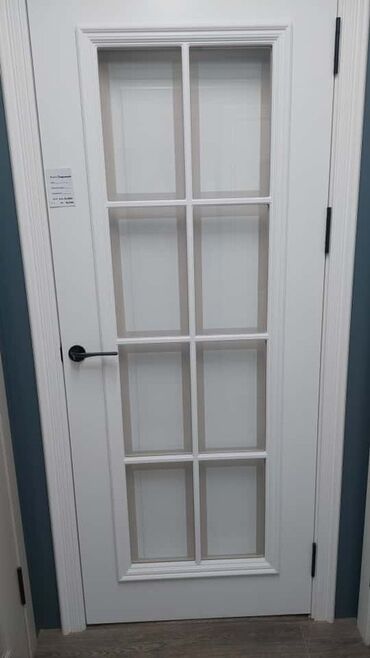 стекло в межкомнатную дверь: Межкомнатная дверь со стеклом, Окрашенная, цвет - Белый