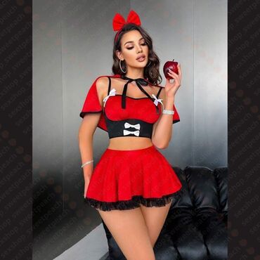 белая ночная сорочка: Костюм «Красная Шапочка» для вечеринок и ролевых образов. Состав