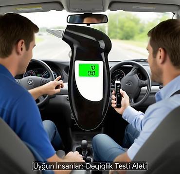 alkotester: Portativ Alkoqol Testeri (Breathalyzer) - Rəqəmsal LCD ekran — 3