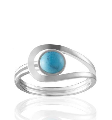 кольцо из камня: Кольцо с бирюзовым камнем размер 6