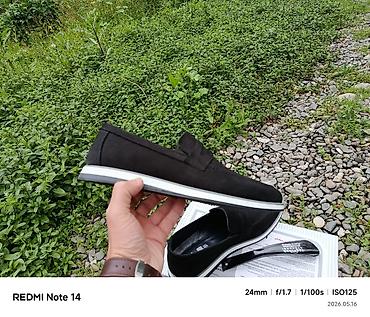 Ayaqqabılar: Kişi loaferləri – qara rəng, klassik-pəncəksiz dizayn - Material — 9