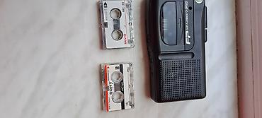 Audio: Panasonic FP portativ səs yazıcı (microcassette) + 2 ədəd mikrokasseta — 1