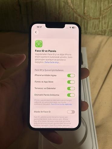 ikinci əl iphone 14 pro max: IPhone 13, 128 GB, Midnight, Face ID — 1
