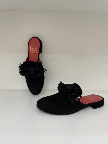 размер 36 обувь: Мюли замшевые, бренд ILVI, новые, 35-36 размер