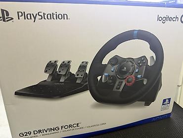 ps qiymətləri: Logitech G29 Driving Force sükan və pedallar dəsti + Logitech Driving — 3
