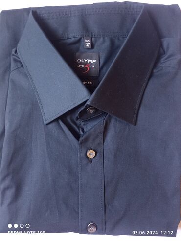 valanli koynekler: Рубашка XL (EU 42), цвет - Черный