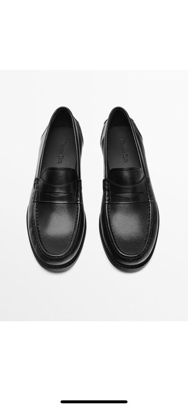 витрина для обувь: Лоферы, Massimo Dutti, мужские, размер 42, цвет черный