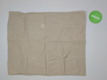 простирадло: Poszewka na poduszkę / jaśka – beżowa, jednolita - Wymiary ok.: 49 x — 2