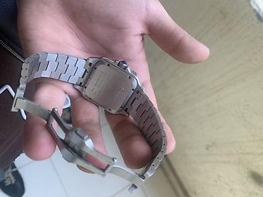 kamera saat: Cartier Santos üslubunda avtomatik qol saatı ORGİNAL saatdı heçbir — 2
