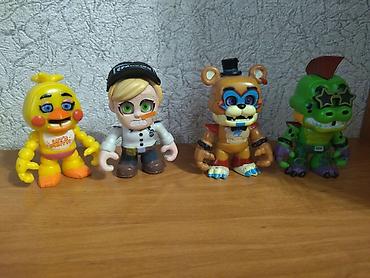 Набор фигурок Five Nights at Freddy’s (FNaF) — 4 персонажа с at lalafo.kg Набор фигурок Five Nights at Freddy’s (FNaF) — 4 персонажа с