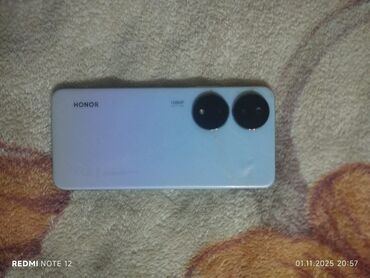 чехол на телефон fly fs458 stratus 7: Honor X7b, цвет - Голубой, Отпечаток пальца