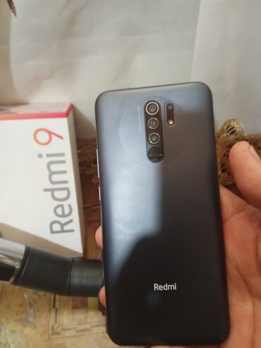 телефон режим 9: Redmi, Redmi 9, 64 ГБ, түсү - Кара