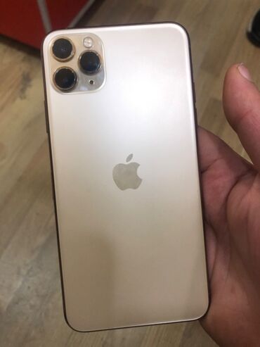 naxçıvan telefon elanlari: IPhone 11 Pro Max, 256 GB, Matte Gold, Zəmanət, Simsiz şarj, Face ID