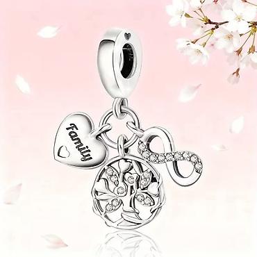 necklace: Srebrni privesci za narukvice – set motivacionih privezaka gs - — 2