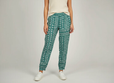 wassyl spodnie dresowe: Material trousers for women, size M