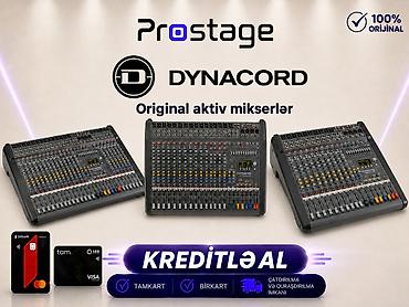 kalonk: Dynacord original aktiv mikserlər peşəkar səs sistemləri üçün nəzərdə — 1