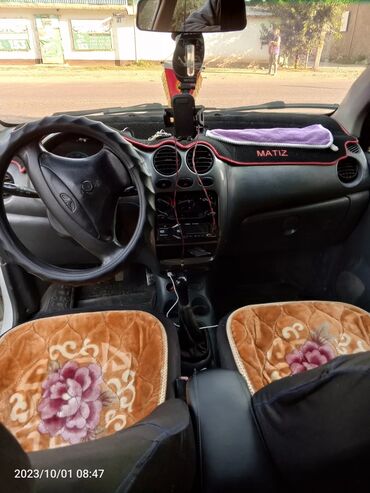 авто тряпки: Представляем салон автомобиля Daewoo Matiz, оснащенный черной торпедо
