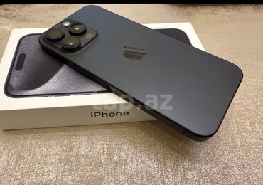 iphone 15 pro qiymet: IPhone 15 Pro Max, 256 GB, Black Titanium