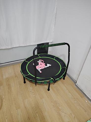 kardio aparati: Fitnes mini-trampolin – tutacaq dəstəyi ilə - Dairəvi mini-trampolin — 1