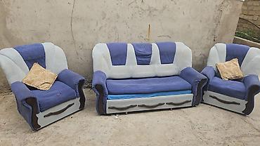 belarus mebel: Mebel dəsti – 3+1+1 yumşaq mebel - Tərkib: 3 nəfərlik divan və 2 ədəd — 3