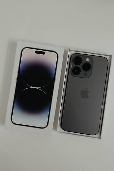 редми ноте 11 про: IPhone 14 Pro, цвет Space Black (графитовый). Смартфон в фирменной — 1
