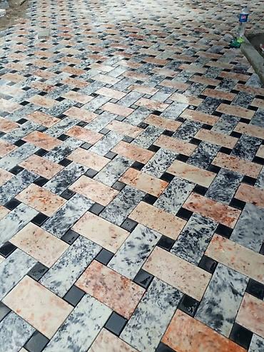 Тротуарная плитка: Тротуарная плитка (разные узоры и размеры) - Материал: вибролитая — 13