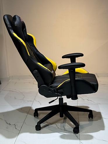 Игровые кресла: Игровое кресло, Новый, С колесиками, Экокожа, В рассрочку — 4