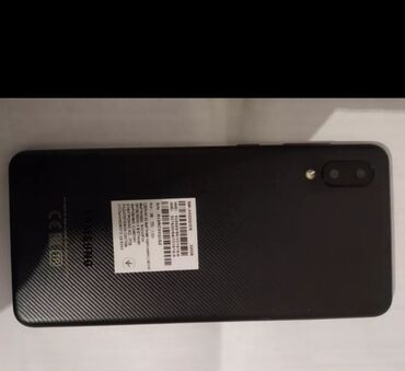 телефон за 7000: Samsung A02, Б/у, 32 ГБ, цвет - Черный