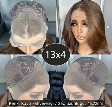 Təbii saçlar, pariklər: Parik, Təbii, Yeni — 3