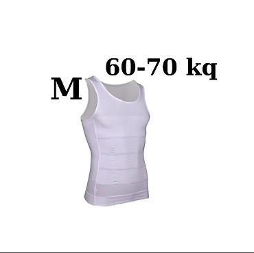 alt paltarları: Mayka, Bədən yığan, Yeni, M, rəng - Ağ — 2