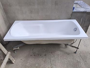 hazır hamam: Akril vanna - Ölçü: təxmini 170 x 70 sm (standart düzbucaqlı forma) - — 2
