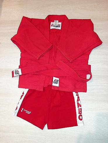 саз: Sambo forması – Eskhata Sports rus brendi, M razmer ölçüleri şekilde — 1