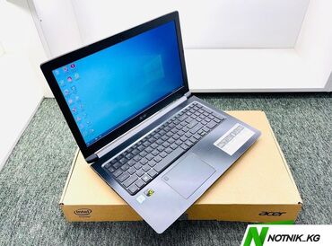 айр подс в Кыргызстан | НАУШНИКИ: Ноутбук игровой мощный -Acer -модель-A715-71G-56BD