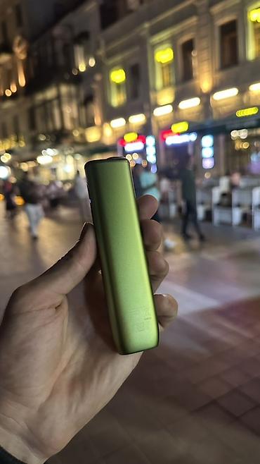 justfog minifit s: IQOS gloya bənzər tütün qızdırma cihazı – yaşıl (metalik) rəng - — 2