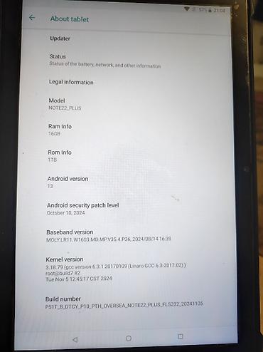 note2: Planşetlər – NOTE22_PLUS (2 ədəd). Uşaqlar oynasın deyə almışıq, indi — 4