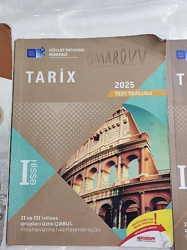 Тесты: Məhsul: Tarix üzrə hazırlıq vəsaitləri paketi Tərkib: - “Tarix – Test — 6