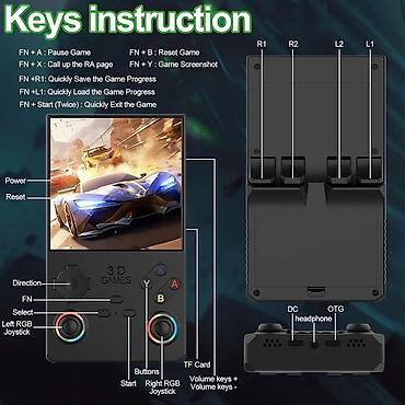 steam deck oled: Новая портативная игровая консоль RegiisJoy V40 Max 2025 года, 256Gb — 5