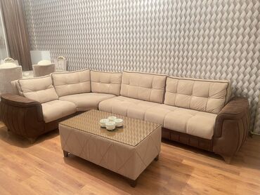 купить диван бу в баку: Künc divan, İşlənmiş, Açılan, Bazalı
