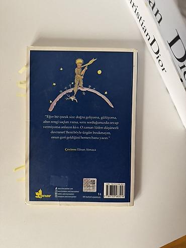 Bədii ədəbiyyat: Məhsul: “Küçük Prens” – Antoine de Saint-Exupéry Nəşriyyat: Çınar — 2